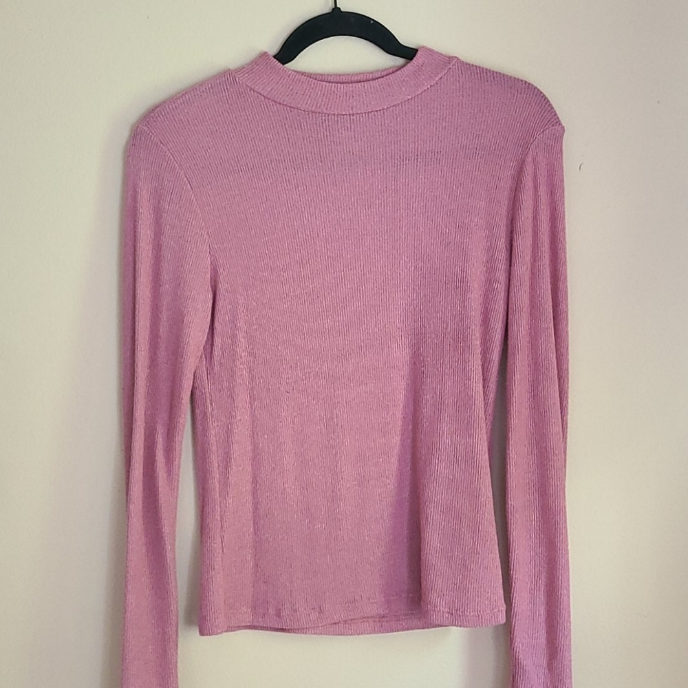f21 mock neck top